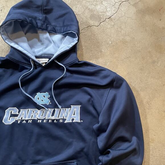 North Carolina Tar Heels Hoodie Mens L Blue NCAA Champion - Picture 2 of 7